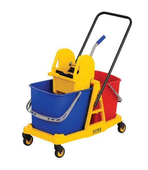 Double Bucket Plastik Kuning 60 L AF08073