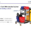 Janitor Cart Double Bucket AF08173