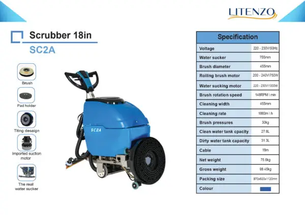 Scrubber 148 Rpm 18"