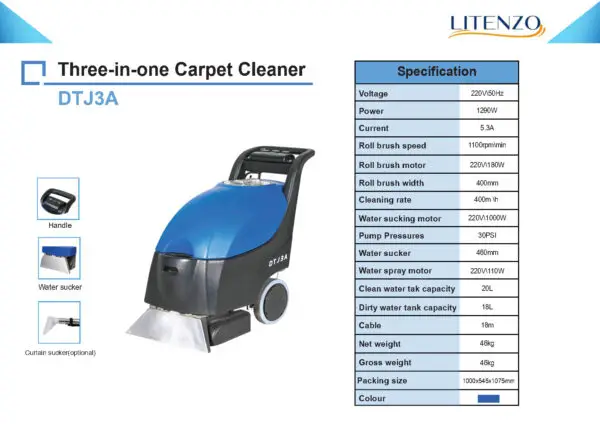 Carpet Cleaner 3 in 1 DTJ3A