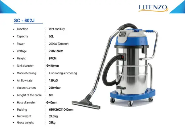 Wet & Dry 60 Liter