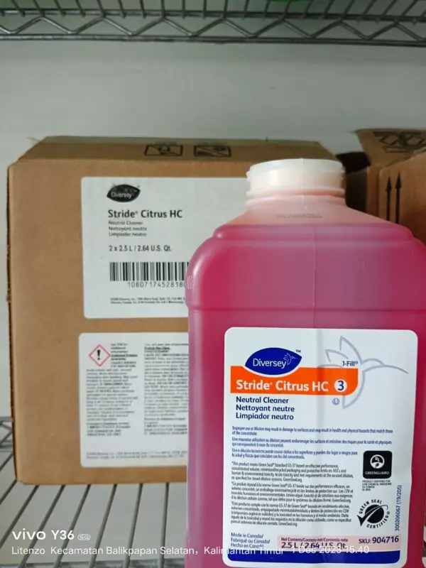 Stride® Citrus HC Neutral Cleaner Concentrate